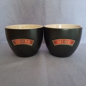 Bailey's Irish Cream Set of 2 Yours Mine Cups